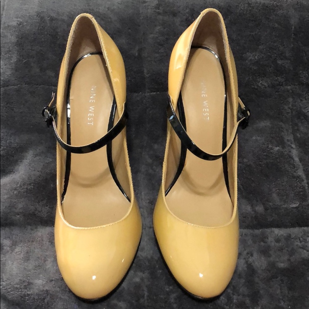 Nine West Heel - Tan/Black Heel